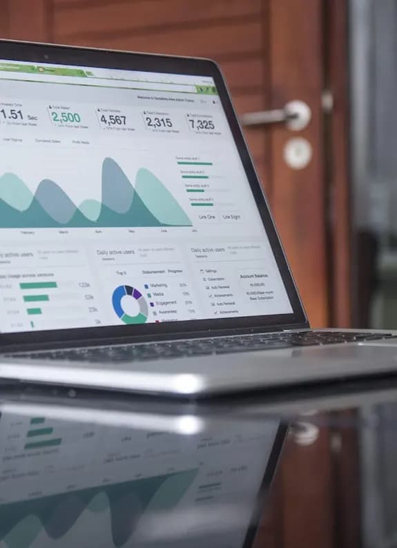 Growth analytics on screen after launch